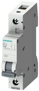 Disjuntor 5SL1 110-7MB Curva C 10A Monopolar 3KA 380/200VCA Siemens