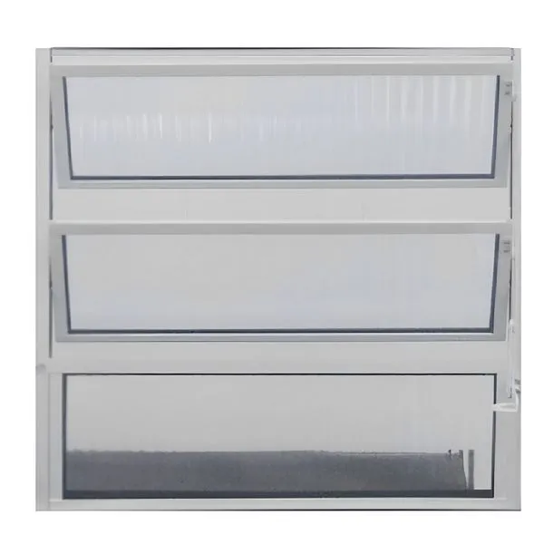 Vitrô Basculante 1 Seção 60x60cm Branco - 1486 - JANELLOT