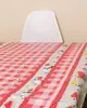 Toalha De Mesa Quadrada 138cm x 138cm Térmica Melancia Salehtex Vermelha UN