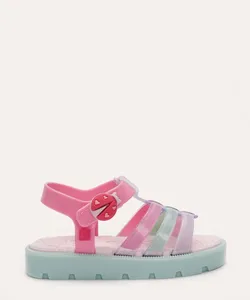 sandália infantil zaxy joaninha rosa 21