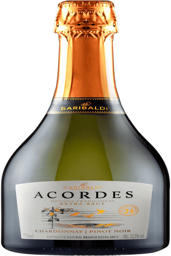 Espumante Extra Brut Champenoise Acordes Garibaldi 750ml