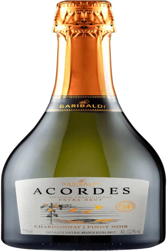 Espumante Extra Brut Champenoise Acordes Garibaldi 750ml