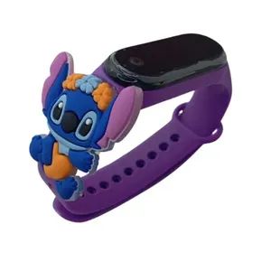 Relógio Infantil Feminino Angel Stitch Tiara Analógico à Prova D'água Roxo com Pulseira Confortável OEM Relógio Infantil Feminino Angel Stitch Tiara Analógico à Prova D’água Roxo OEM
