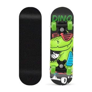 Mini Skate Com Lixa Dinossauro