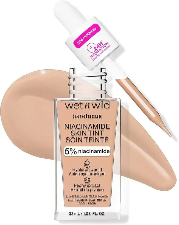 Base com Niacinamida Wet N Wild