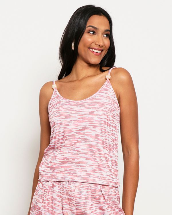 Regata Feminina Riscos Com Aviamento Rosa M
