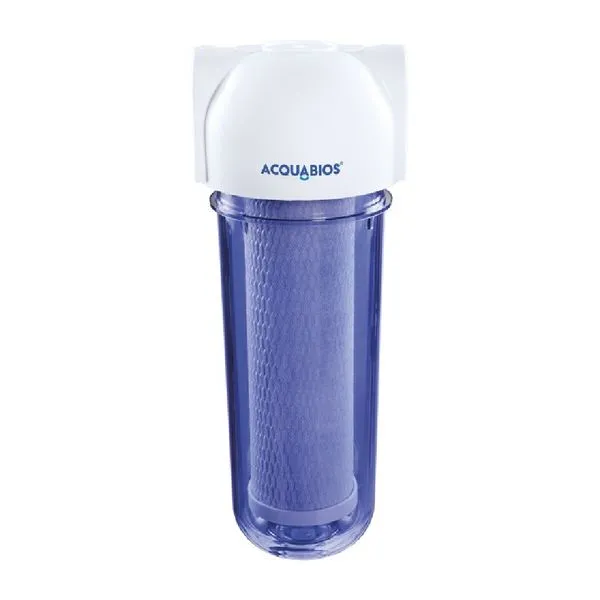 Filtro Ponto De Uso 9.3/4" Transparente Carbon Block - 1000-0034 - ACQUABIOS