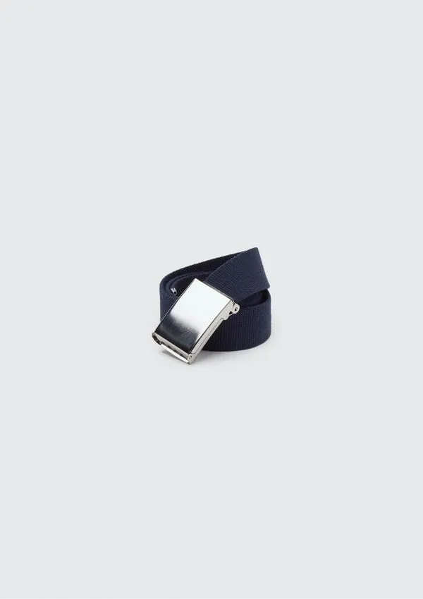 Cinto Infantil Menino Com Fivela Metálica - Azul P
