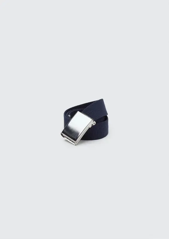 Cinto Infantil Menino Com Fivela Metálica - Azul G
