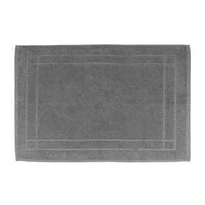 Toalha de Piso Sofisticada Premium 8239 Cinza 45x70cm 206728 - Tecelagem Atlântica