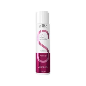 Shampoo Asha Nano Nutrição 300ml: Nutrição e Efeito Liso