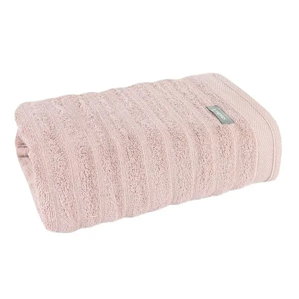Toalha Banhão Aura 100% Algodão Cor 30114 Rosa Delicado 75x150cm 205720 - Tecelagem Atlântica