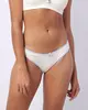Calcinha Feminina Biquini Estampada Laço Off White G