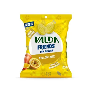 Bala Valda Friends Frutas Amarelas 25g
