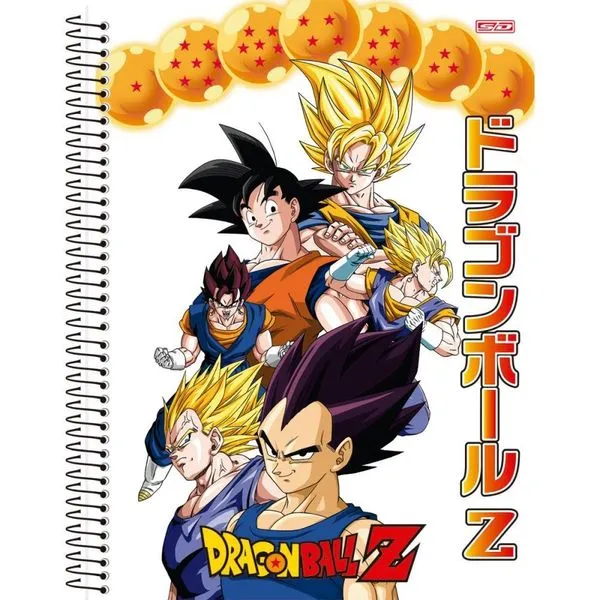 CADERNO 01X1 CAPA DURA DRAGON BALL Z 80F