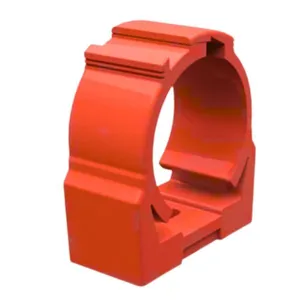Abraçadeira de PVC 1 peça Masster Abraçadeira PVC 1" Vermelha Masster