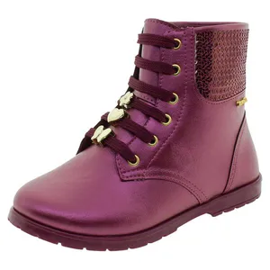 Bota Infantil Feminina Pampili - 141023 VINHO 32