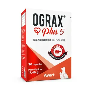 Ograx Plus 5 para Cães e Gatos Avert 30 cápsulas