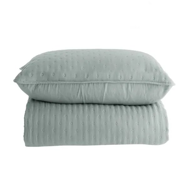 Kit Colcha Solteiro Chamonix 100% Poliéster Azul 2 Peças 160x240cm 20385 - BecaDecor