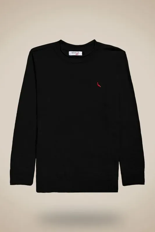 Casaco Mini Tricot Careca Comfy Preto - 08