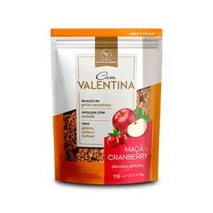 Granola Maçã e Cranberries Casa Valentina 250g