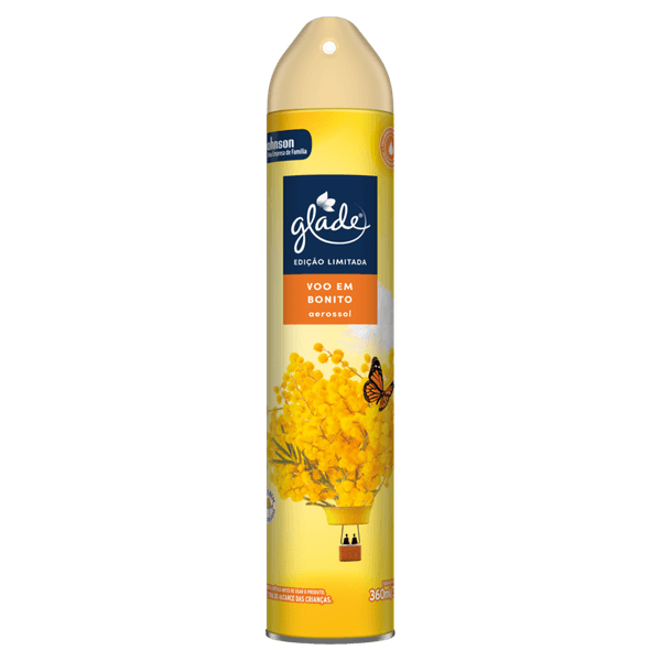 Odorizador de Ambiente Aerossol Voo em Bonito Glade Frasco 360ml Spray