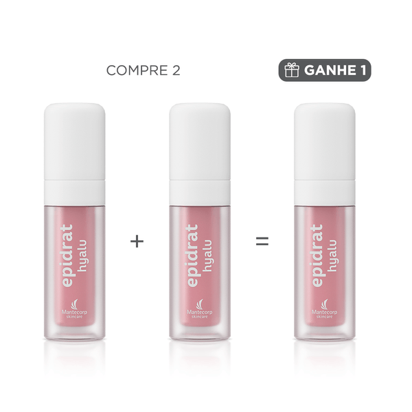 Kit 3 Unidades Lip Oil Hidratante Transparente Epidrat Hyalu Sem Cor