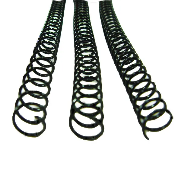 ESPIRAL PARA CADERNO 09MM PRETO C/100UN. P/50FLS.