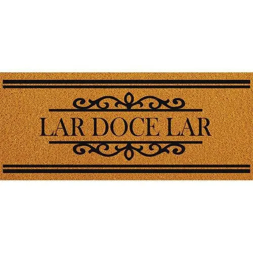 Tapete Retangular Kapazi Lar Doce Lar 30x70cm - 01VILONLDL