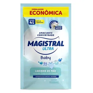 Amaciante de Roupa Magistral Ultra Concentrado Baby Refil 900ml AMACIANTE MAGISTRAL RFL UC 900ML BABY