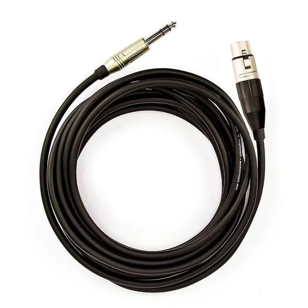 Cabo De Microfone P10 Estereo Para Xlr Amphenol - 40 Mt