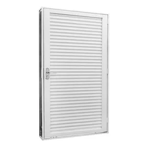 Porta Aço Laminada Esquerda 83X215X12 Qualitysol Branco Ramassol