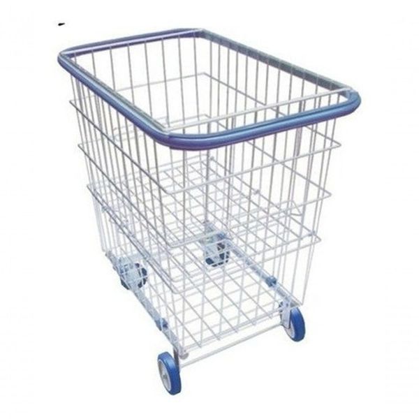 Kit 2 Carrinho 215 Litros com Repartição e 3 Travas com Borracha de Proteção e Cantos Arredondados Higipack Carrinho 215 Litros com Repartição e 3 Travas com Borracha de Proteção Higipack