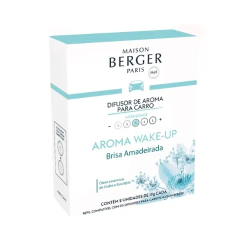 Refil Difusor De Carro Lampe Berger Wake Up - Único