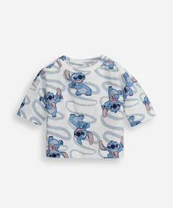 cropped infantil de algodão stitch off white 4