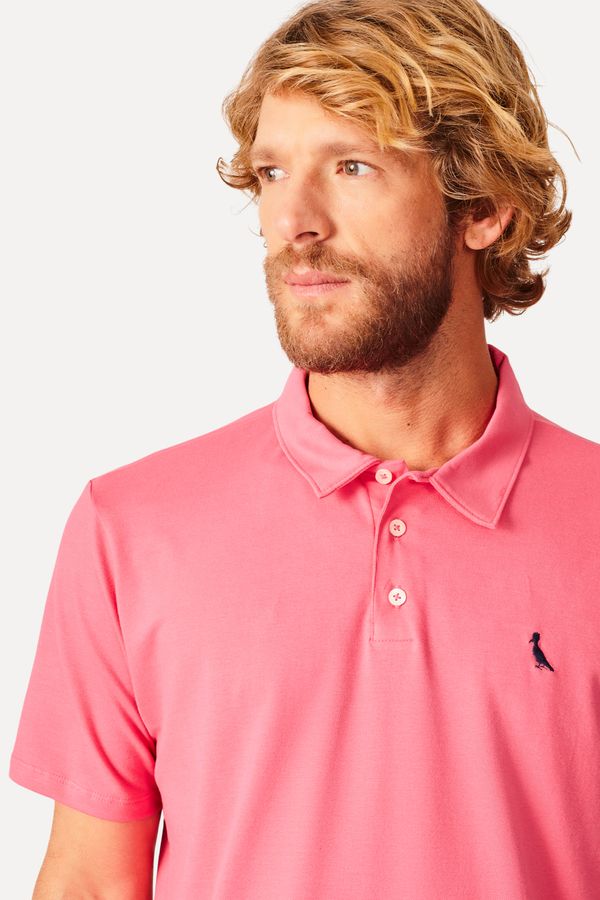 Polo Pima Piquet Lisa Nick Pink Rs - M