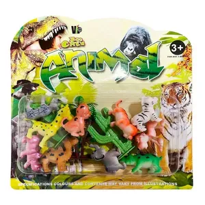 Kit Animais Selvagens Aventura Na Selva Zoo Crew VB1498 - Vipimport