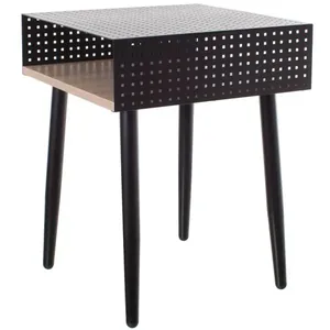 Mesa Lateral Latcor Coffee Table Preta SF14127B