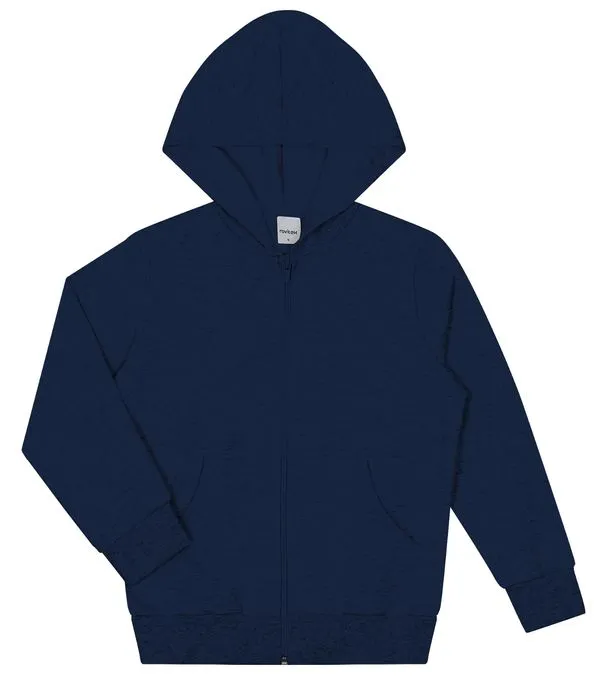 Jaqueta Infantil Moletom com Capuz Rovitex Kids Azul 16