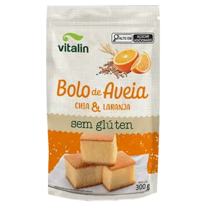 Mistura para Bolo Vitalin Aveia com Chia e Laranja 450g