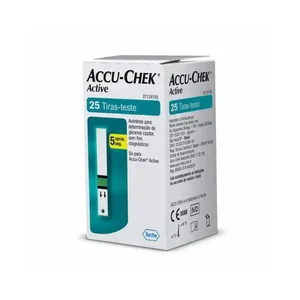 Tiras de Glicemia Accu-Chek Active 25 Unidades Roche TIRAS ACCU-CHEK ACTIVE C/25UN ROCHE
