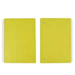 Capa e Contracapa Caderno Inteligente Grande All Amarelo