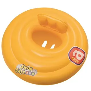 Boia Circular Infantil Swim Safe ABC com Assento 69cm Vinil Resistente Bestway Boia Circular Infantil Swim Safe ABC com Assento 69cm Bestway