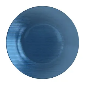 Prato Fundo Transição Sky Vidro Azul 22,8cm Ref.58381501815375 Nadir