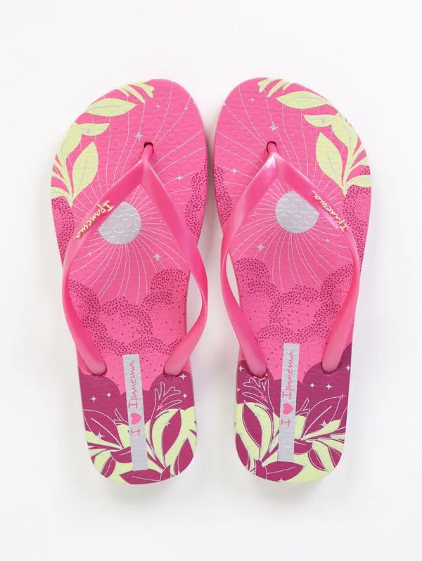 Chinelo I Love Shine Ipanema Feminino ROSA/VERDE 37