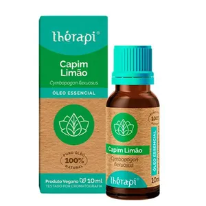 Óleo Essencial 10ml Capim Limão Therapi OLEO ESSENCIAL THERAPI 10ML CAPIM LIMAO