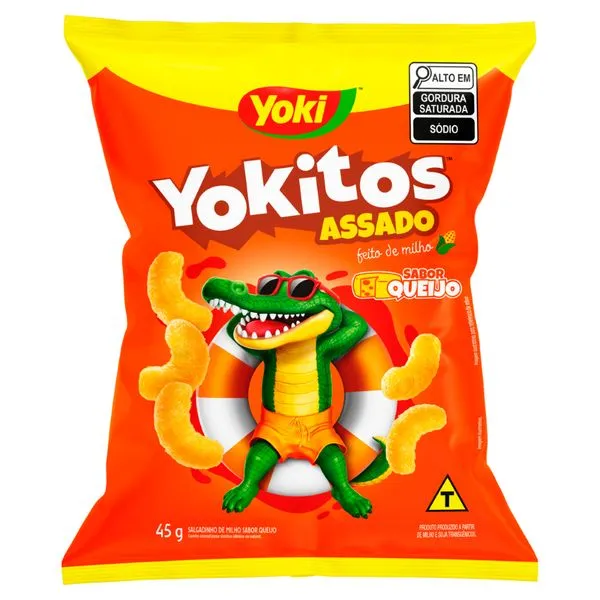 Salgadinho Queijo Lua 45g 4512 - Yokitos