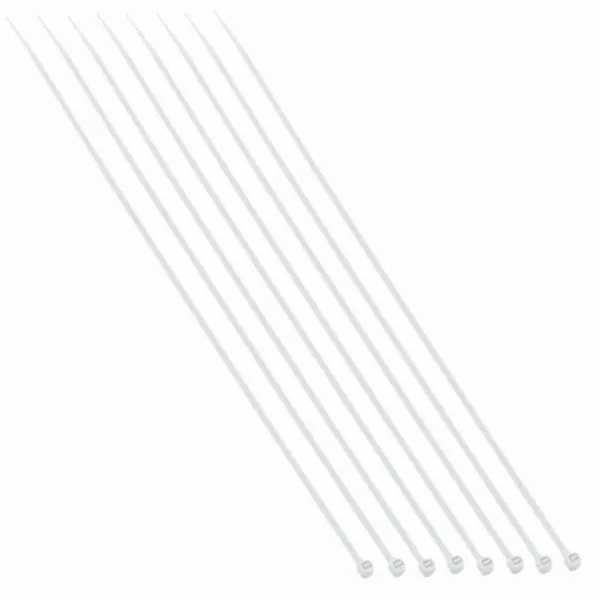 Abraçadeiras de Nylon Branca 2.5x60mm com 100 Unidades - 8623 - BRASFORT