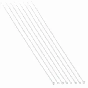 Abraçadeiras de Nylon Branca 2.5x60mm com 100 Unidades - 8623 - BRASFORT