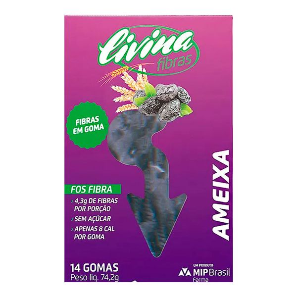 Livina Fibras Ameixa 14 Gomas